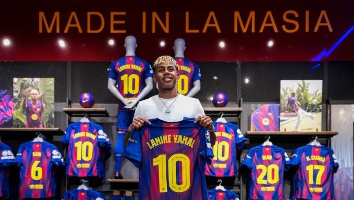 Lamine Yamal hace explotar las ventas de playeras en el Barcelona con su nuevo dorsal