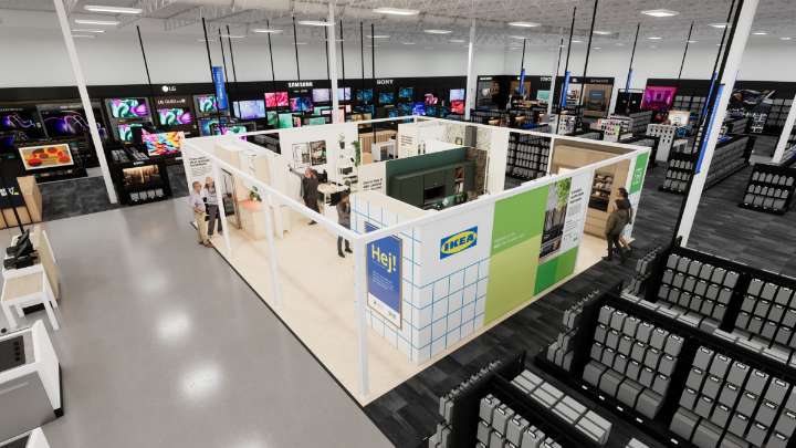 Best Buy is piloting small Ikea showrooms in select stores
