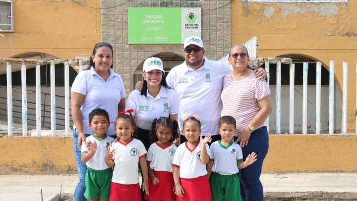 Más de 300 familias serán beneficiadas con la intervención y remodelación del Hogar Infantil de Salgar