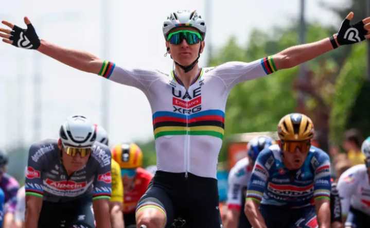 Tour de Francia: Pogacar gana otra vez y brilla en la cronoescalada