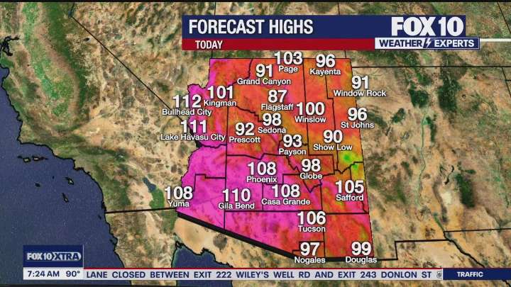 Arizona weather forecast: Near-normal highs on Saturday in Phoenix