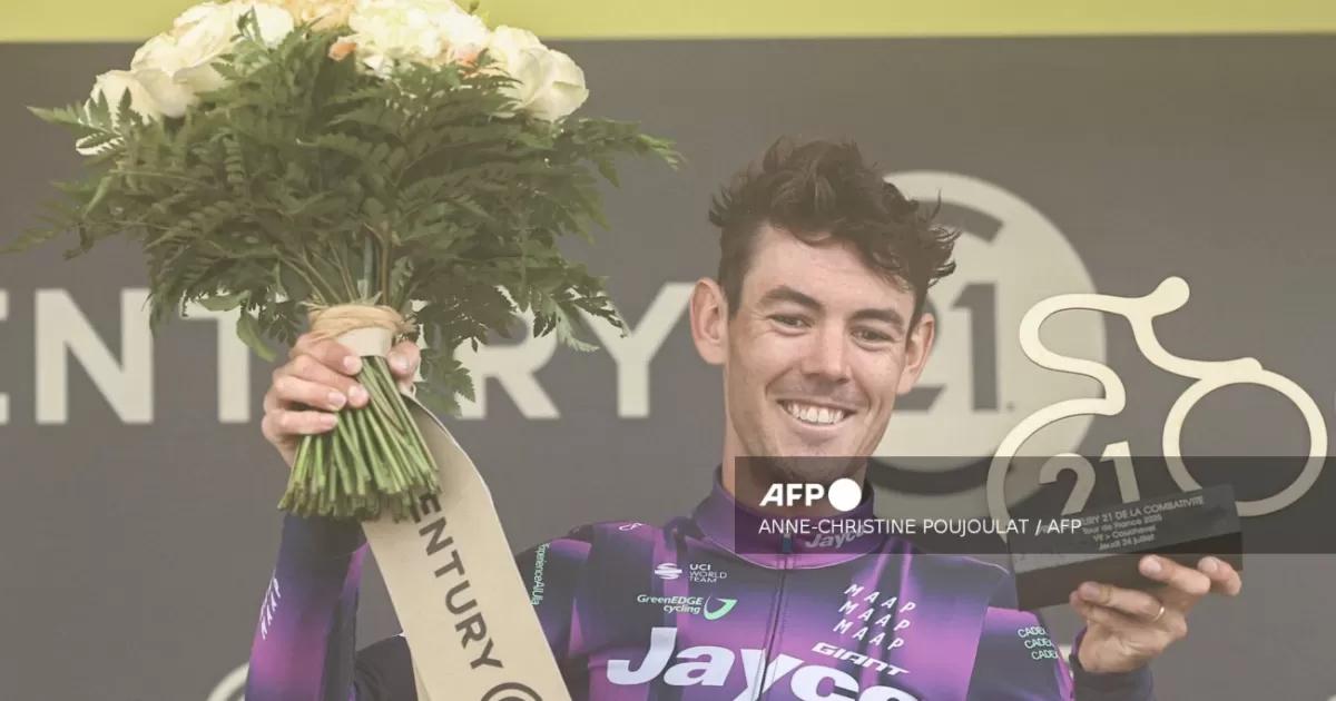 El australiano Ben O'Connor gana en el col de la Loze la 18ª etapa del Tour