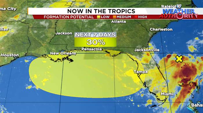 Posible desarrollo en el Golfo tras amenaza de inundaciones en Florida