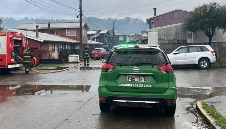 Tragedia en Valdivia: 4 muertos tras incendio que consumió varias casas