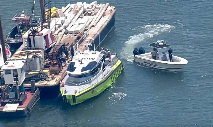 “Gritamos, pero no nos oían”. El escalofriante relato de tres empleados de construcción que vieron todo el accidente náutico en Miami