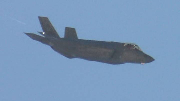 Fighter jets conduct military training in the Palm Springs area