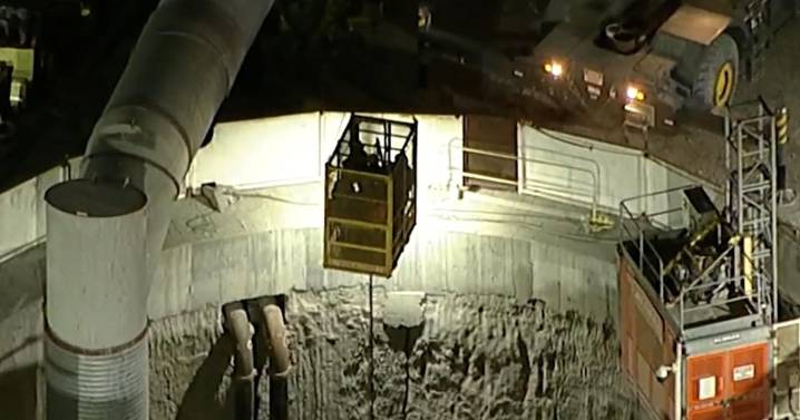 31 workers rescued after partial tunnel collapse in Los Angeles, officials say
