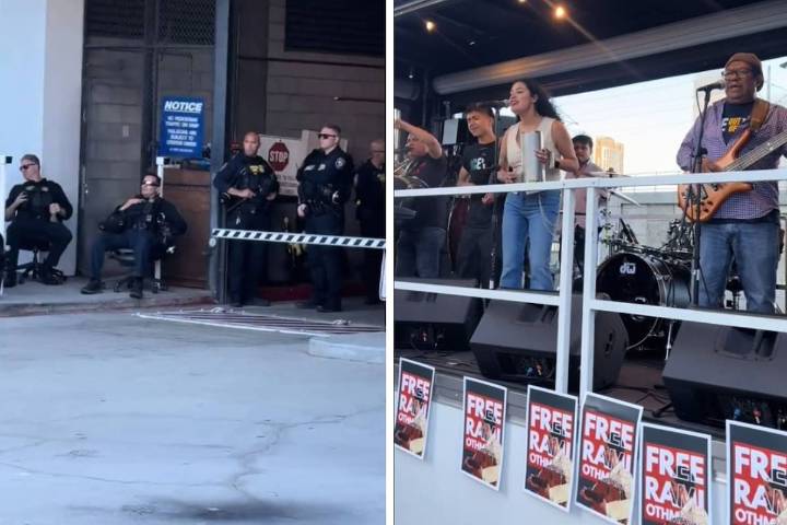 En Los Ángeles. La original serenata de protesta de migrantes mexicanos contra el ICE: así reaccionaron los oficiales