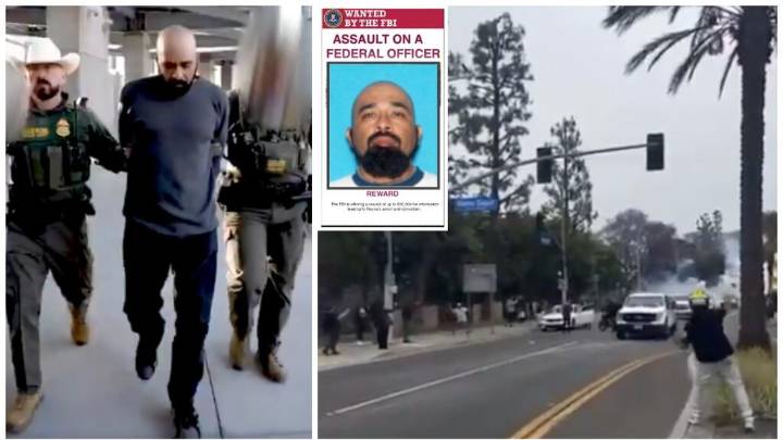 Estaba en Sinaloa: FBI confirma el arresto de Elpidio Reyna, acusado de agresión en protesta contra ICE