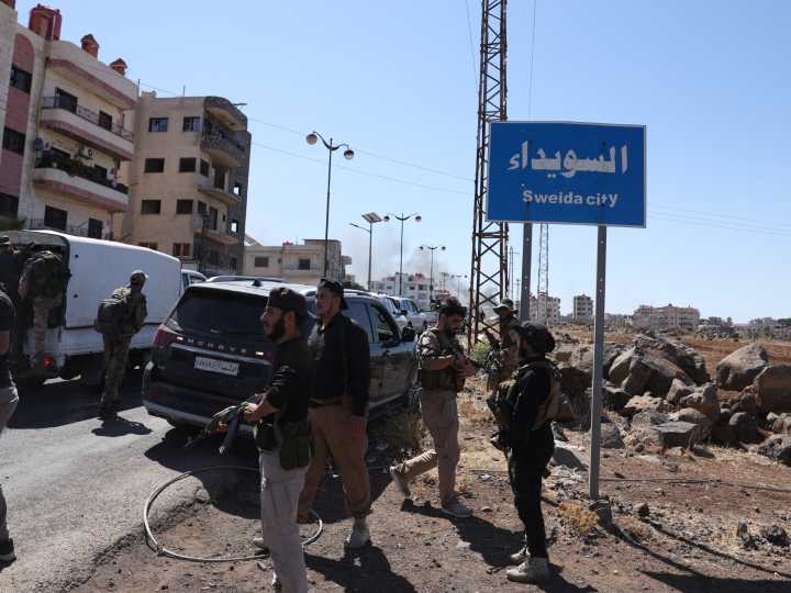 Photos: Syrian forces withdraw from Suwayda as mediation restores calm