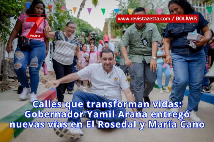Calles que transforman vidas: Gobernador Yamil Arana entregó nuevas vías en El Rosedal y María Cano