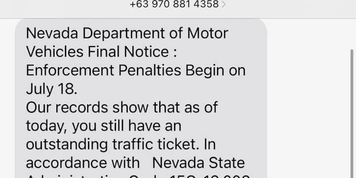Scammers release DMV text scams Wednesday morning