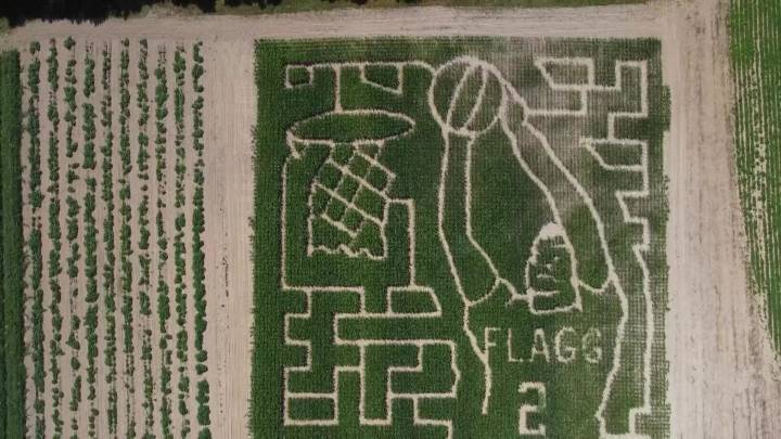 Fun! Corn maze pays tribute to Dallas Mavericks rookie Cooper Flagg
