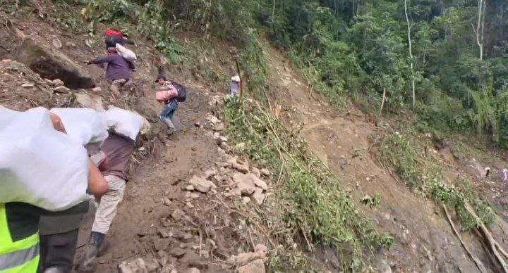 En Táchira trabajan para abrir paso hacia San Vicente de la Revancha