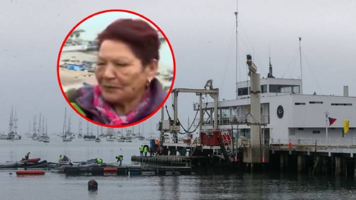 Viral: mujer lleva a su nieto a observar el tsunami en Chorrillos, Perú