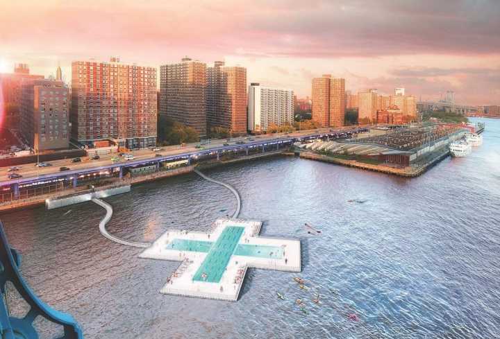 NYC’s Long-Awaited Floating ‘Plus Pool’ Finally Hits The Water—But There’s A Catch