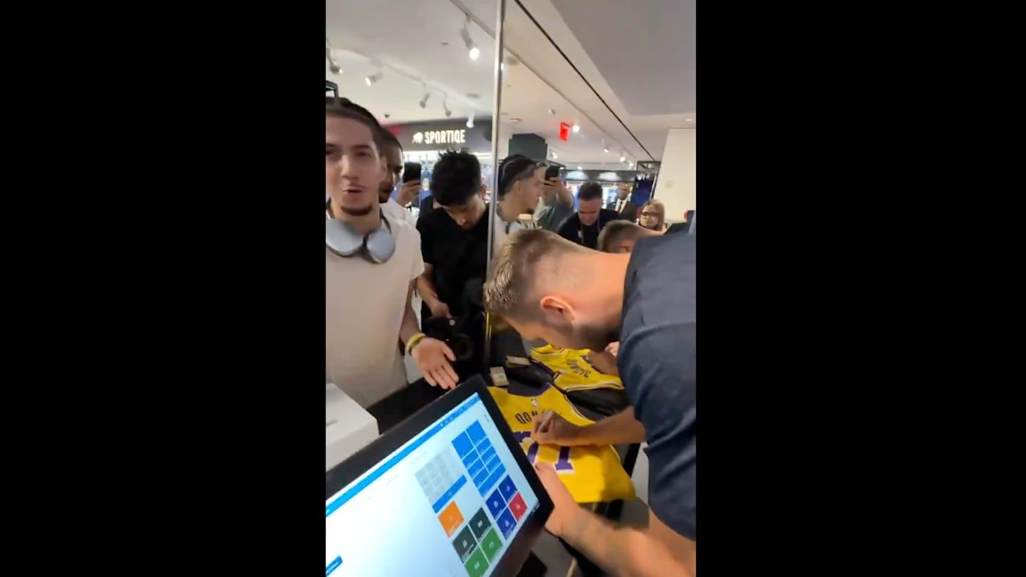 Luka Doncic Dropped Hilariously Savage Line While Autographing a Fan's Jersey