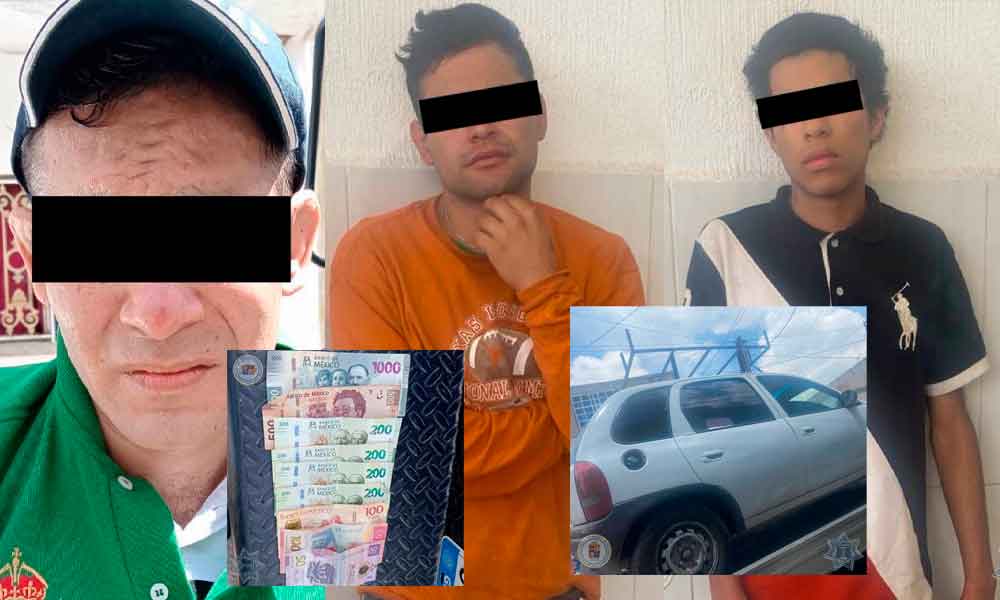 DETIENEN A TRES HOMBRES POR ROBOS VIOLENTOS A TIENDAS EN LEÓN