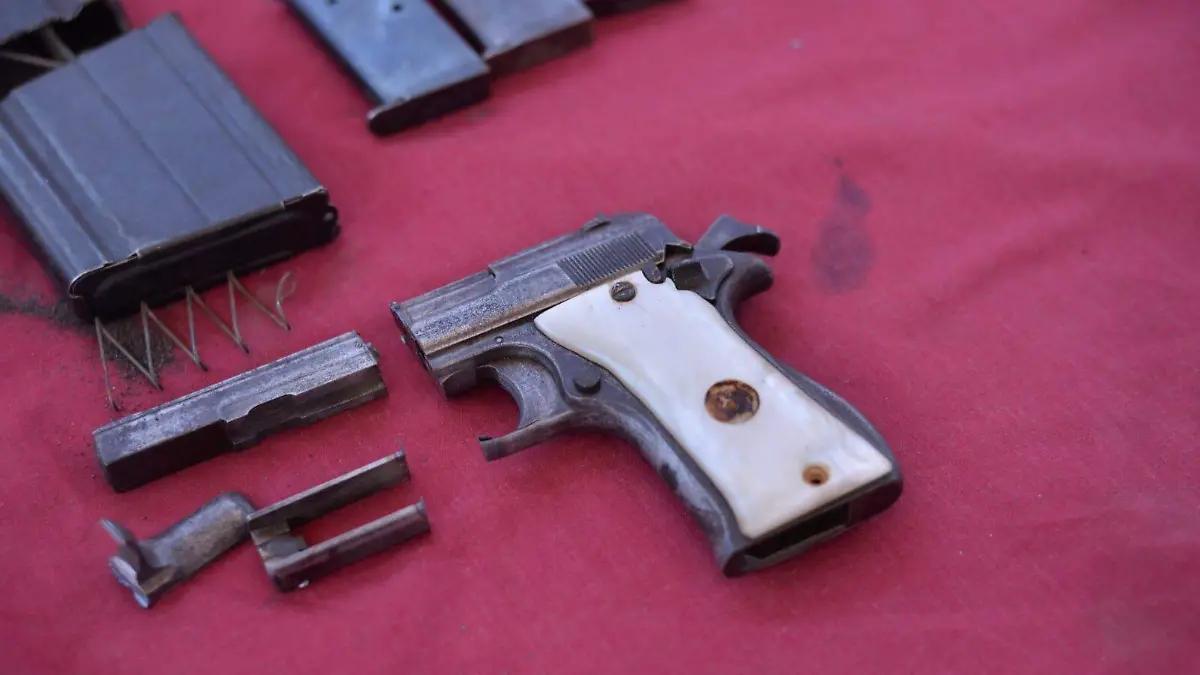 Autoridades potosinas han asegurado 428 armas de fuego en el periodo reciente
