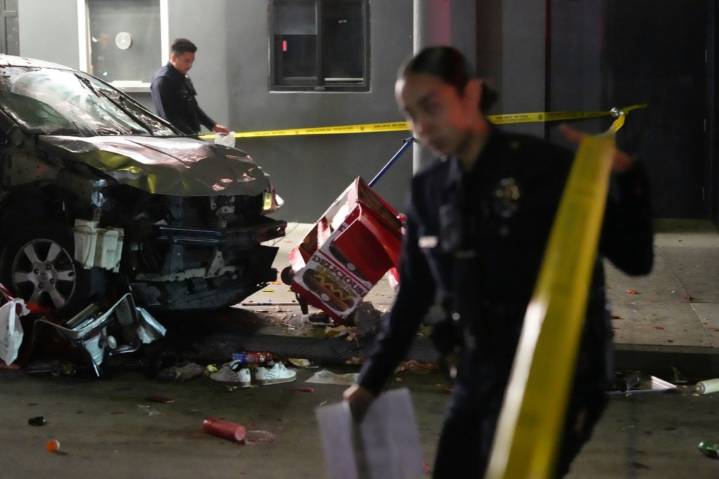 Man accused of driving into Southern California crowd has extensive criminal history, including a racially charged attack
