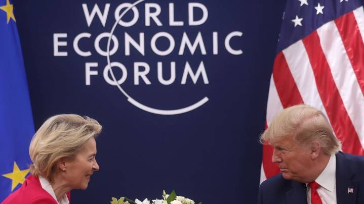 Von der Leyen y Trump se reunirán este domingo en Escocia para debatir «las relaciones comerciales transatlánticas»