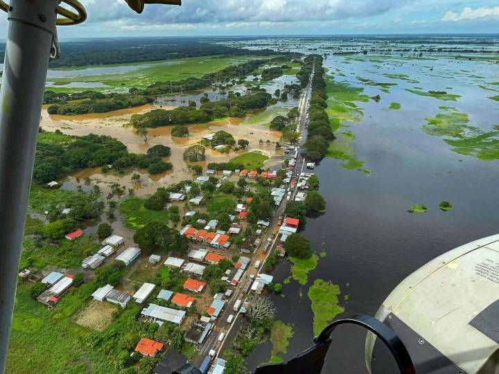 Inundaciones afectan el 71% del municipio Camaguán en Guárico