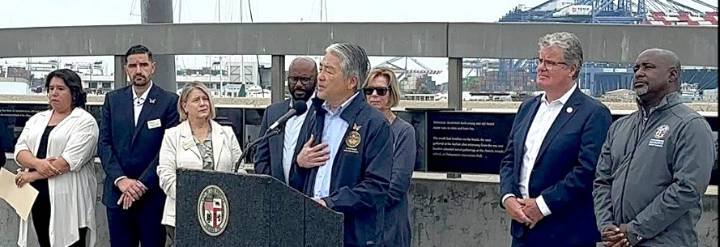 Harbor Area Leaders Call for End to ICE Use of Terminal Island