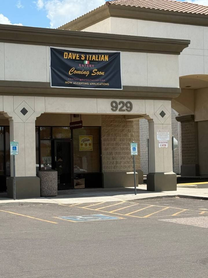 Dave's Italian Eatery coming to Gilbert
