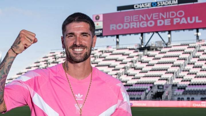 Rodrigo de Paul habilitado para jugar con Inter de Miami en la Leagues Cup