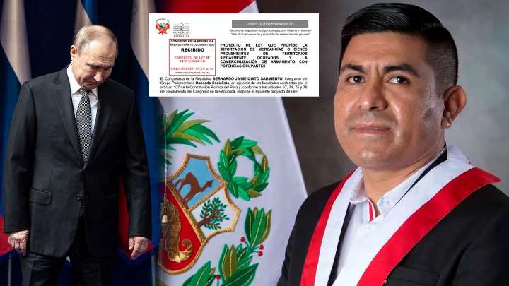 Alex Flores apoya ley para prohibir importación de armas de Rusia e Israel