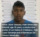 Venezolano habría caído con las cocas en Guyana