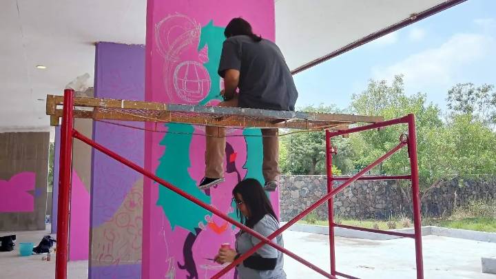 Da inicio la expo de muralismo en el XIMHAI