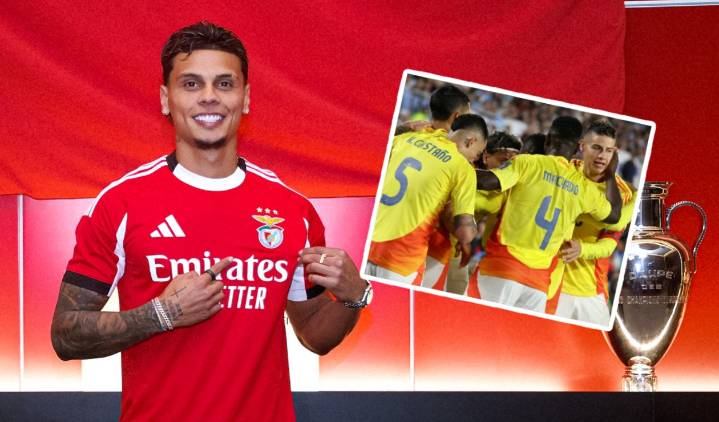 Impensado; Richard Ríos debutaría en Benfica contra un colombiano