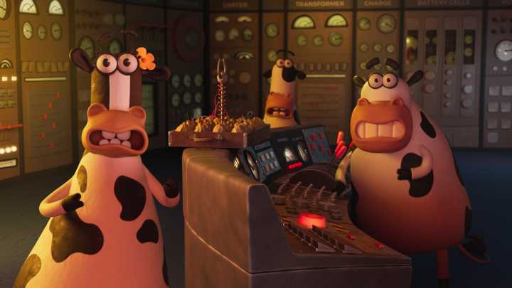 Premios de comida cortesía de las “vacas” de Chick