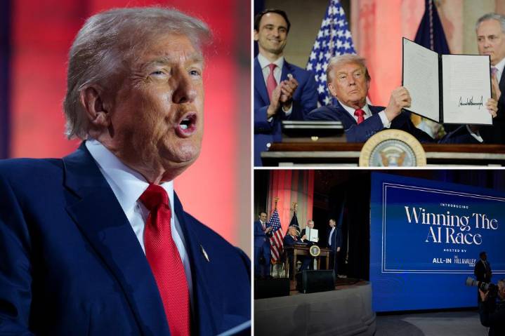 Trump targets ‘woke AI’ in series of executive orders on artificial intelligence 