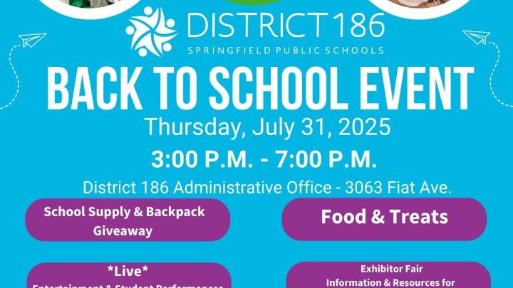 Springfield Public Schools holding a Back to School event this Thursday