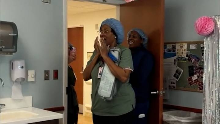 Surprise bridal shower for hospital worker inspires honeymoon gifts