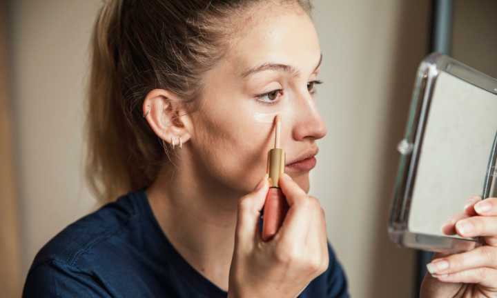 The Surprising Way You Should Apply Concealer To Fill Out Fine Lines
