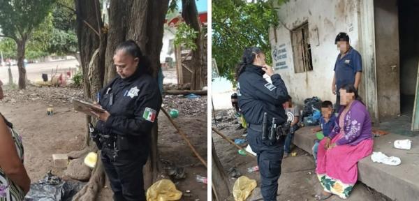 Autoridades brindan protección a menor que deambulaba en el ejido 5 de Mayo