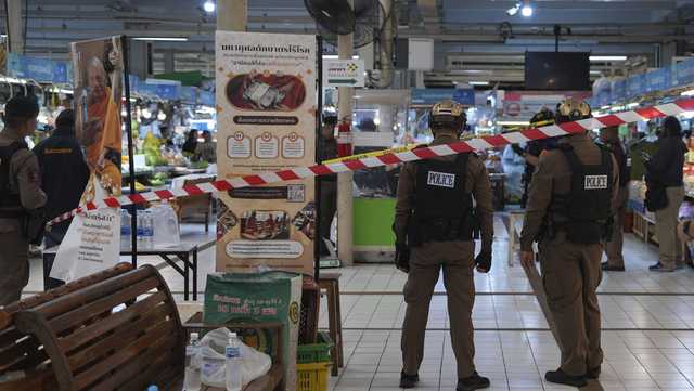 Gunman kills five at Bangkok market over personal grudge
