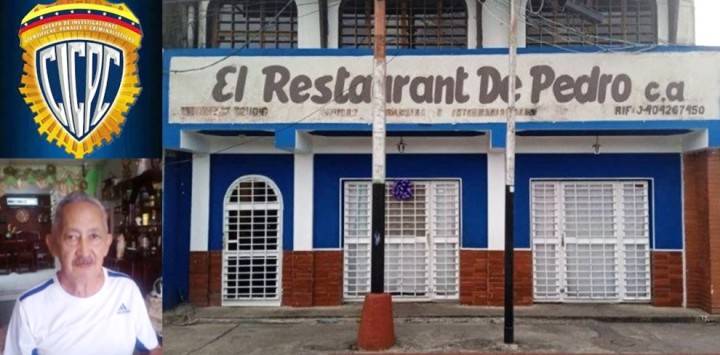 Sepultado Don Pedro, el CICPC encanó a presuntos ladrones de su restaurante