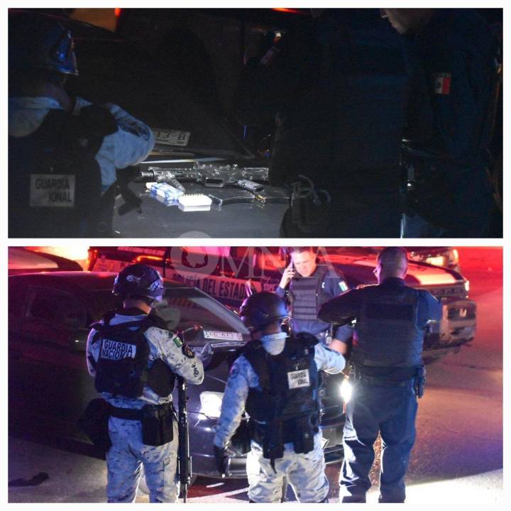 Célula Boi asegura vehículo y arma larga; sus tripulantes huyeron a pie