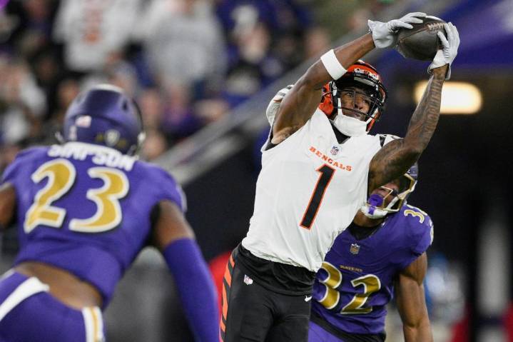 Ja’Marr Chase y Justin Jefferson empatan como los mejores receptores de la NFL según votación de AP