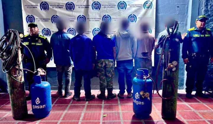 Capturan a seis personas por robo de tubería del propanoducto Puerto Salgar