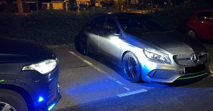 Mercedes A220 seized near Coventry as police make shock discovery about driver