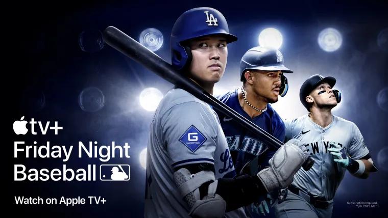 MLB Apple TV schedule 2025: Dates, times and teams for every 'Friday Night Baseball' live stream
