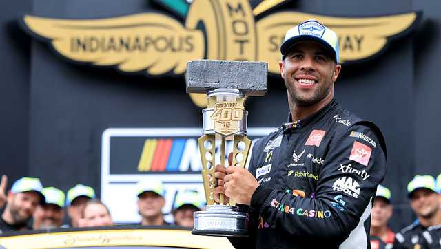 Bubba Wallace wins Brickyard 400 at Indianapolis Motor Speedway