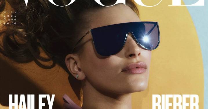 Hailey Bieber Vogue Italia August 2025