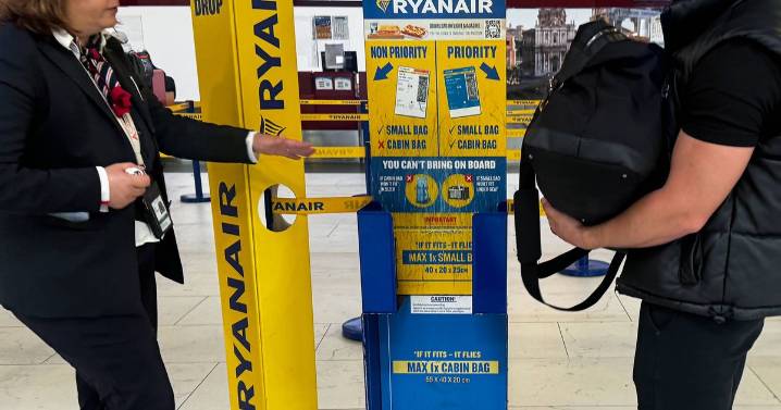 Ryanair passenger in clever DIY hack to avoid luggage fees totalling £500