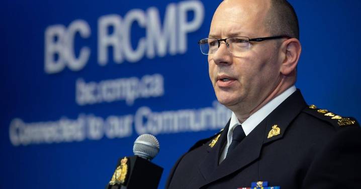 B.C. RCMP, provincial government announce new 12-member human trafficking unit